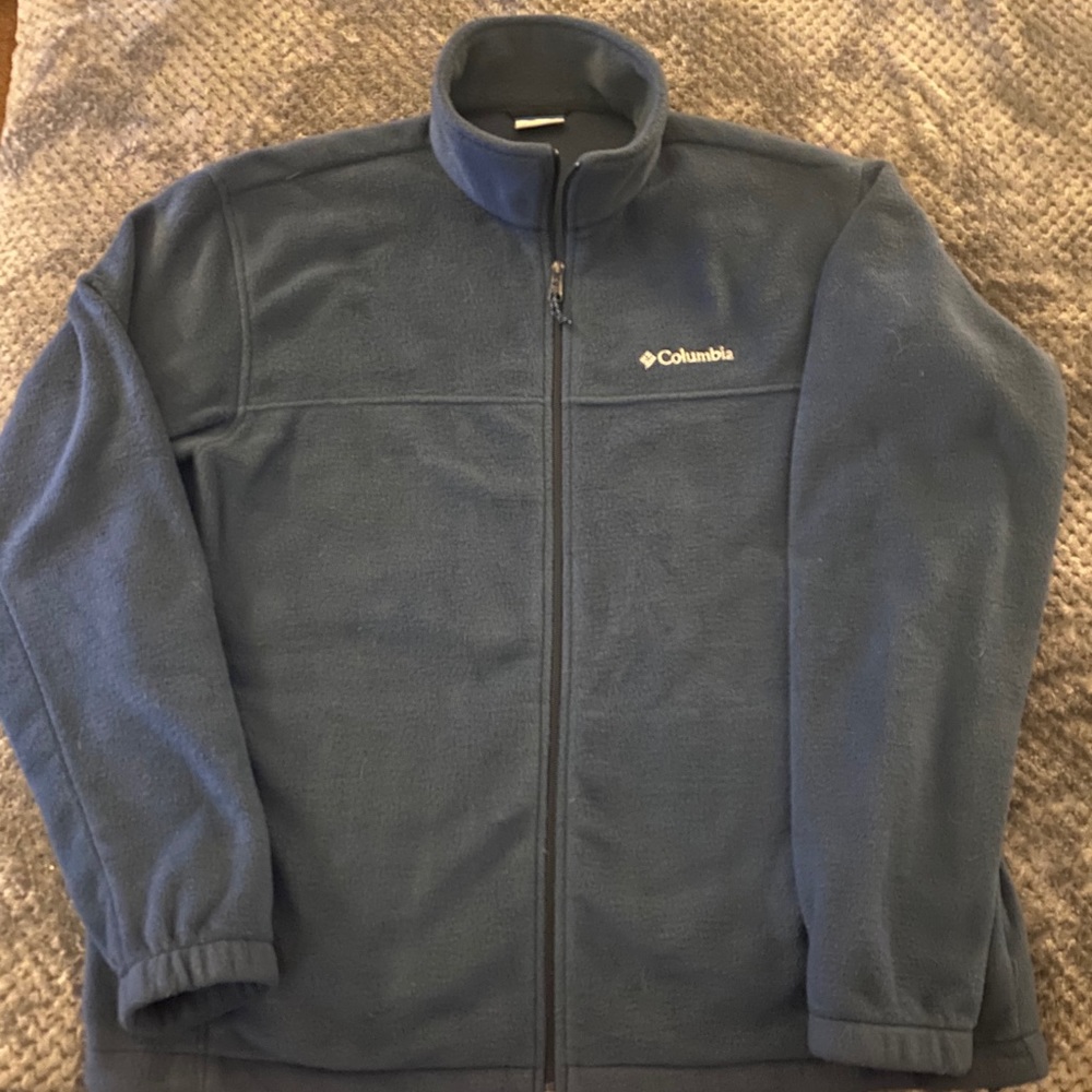 ⚜️COLUMBIA MENS FLEECE NAVY BLUE XL